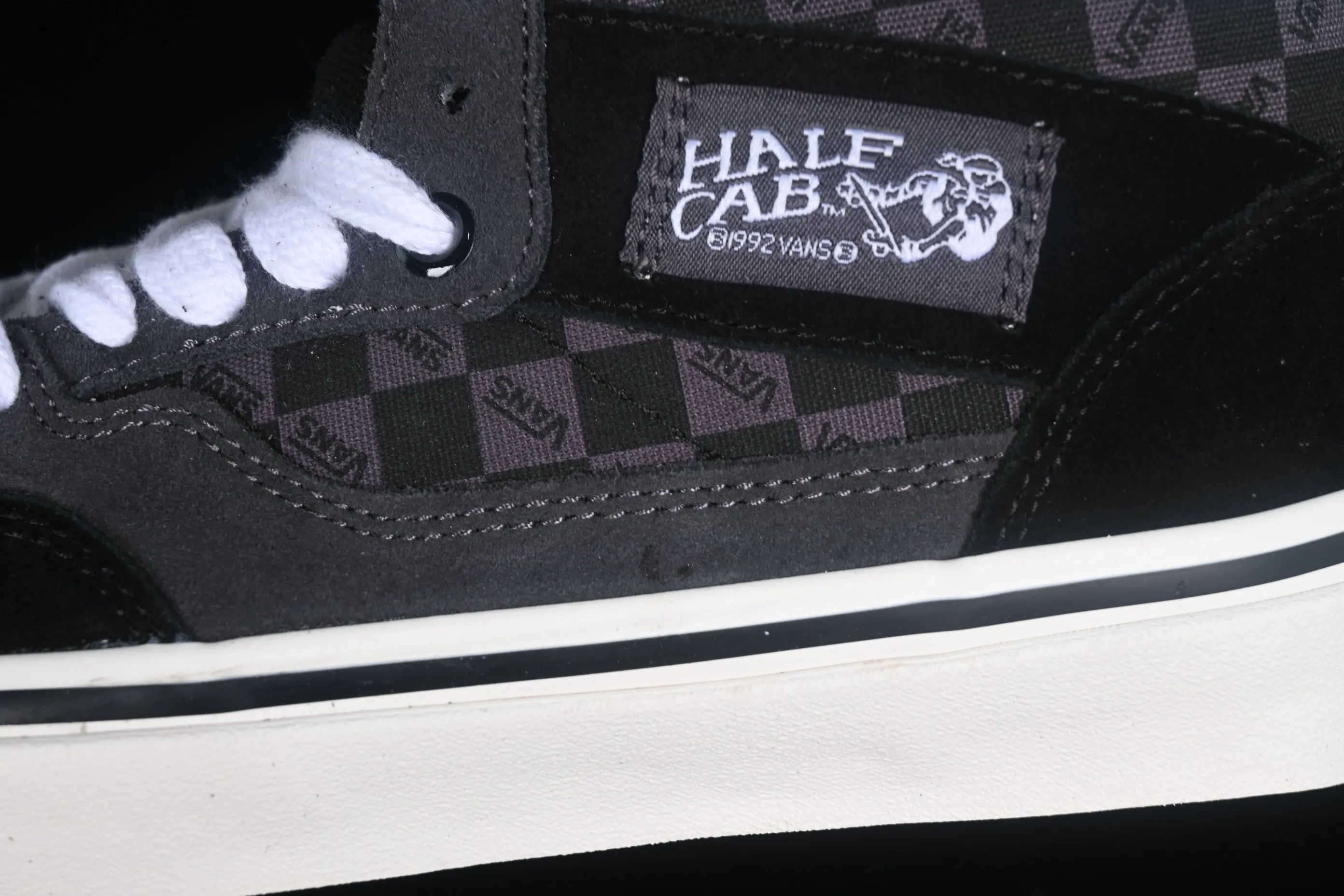 All Categories Vans Vans Series Vans Mid Vans China Vans Half Cab 33 DX Black Gray Anaheim American Retro Casual Skateboard Shoes VN0A5KX6BPO